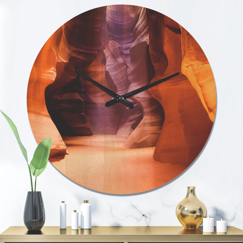 Horloge murale Upper Antelope Canyon, Moyen