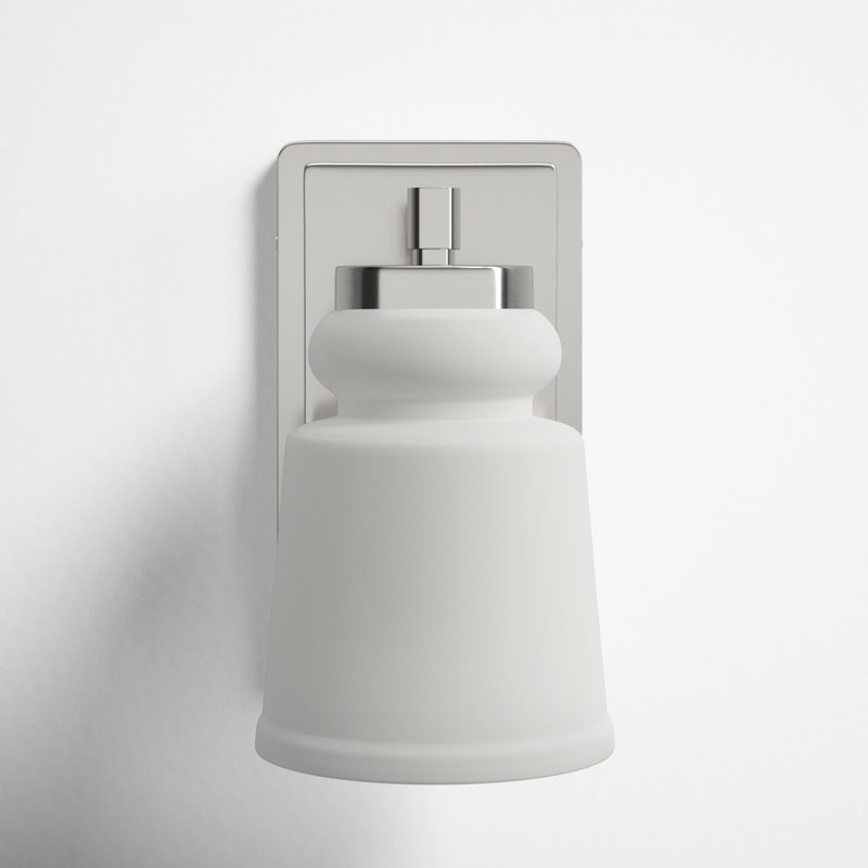 Grosseto 1 - Light Dimmable Armed Sconce in Nickel, Nickel