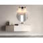 Éclairage pour meuble-lavabo 2 lumières noir mat et or champagne 20 pouces avec verre opale gravé Tekamah-302604738-317944303