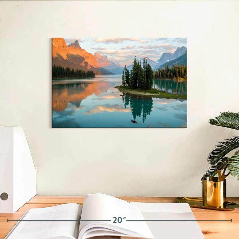Alvord Maligne Lake Spirit Island, H 8 po x l 12 po