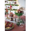 Ornements de boules de Noël D3,9 ", boules de Noël suspendues en verre, ensemble de 6