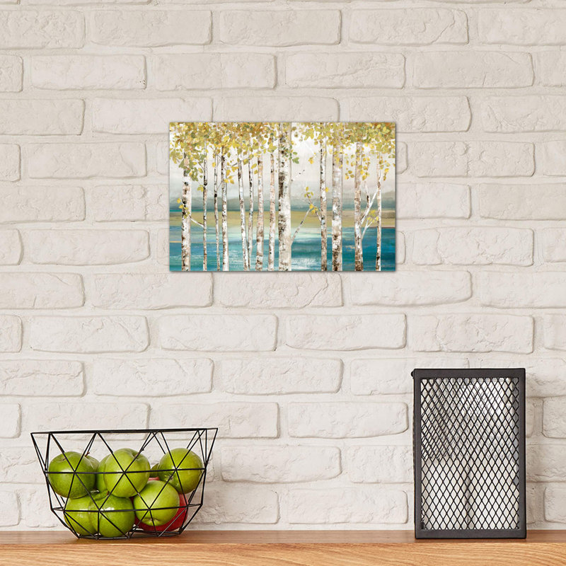 Down By The River I by Allison Pearce - Wrapped Canvas Painting, 20.32 cm H x 30.48 cm W