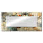 Couronne de perles Symphony I - miroir décoratif floral imprimé sur métal-729674749