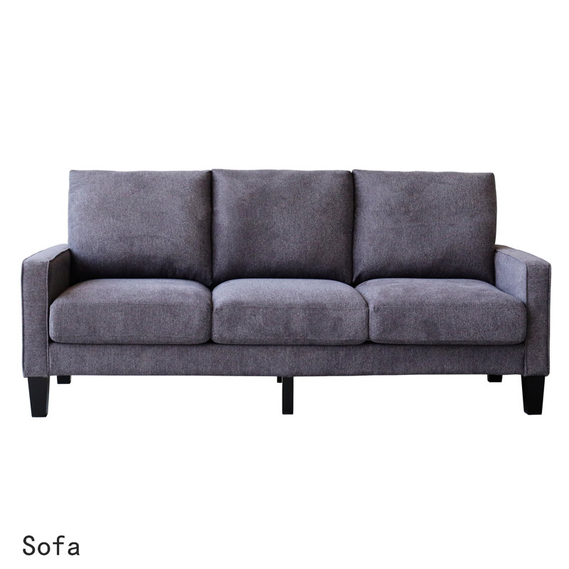 Canapé Mayner, Gris foncé