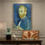 Autoportrait sur toile tendue par Vincent Van Gogh-1870447739