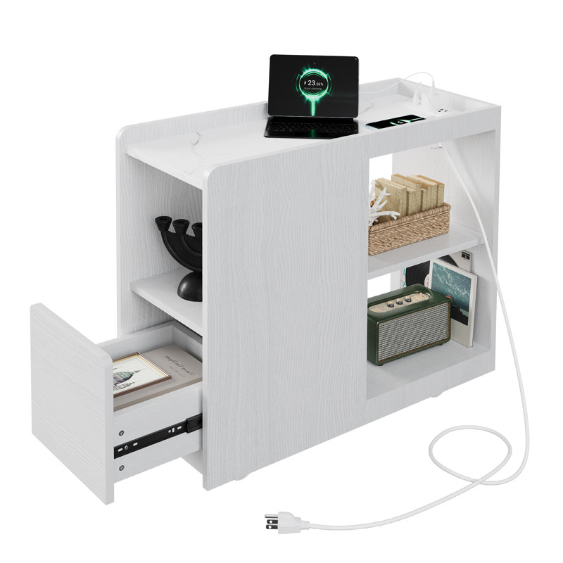  Table d'appoint mobile Mobile, Blanc