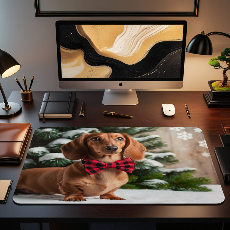 Polyester Desk Pad, 31.5x15.5