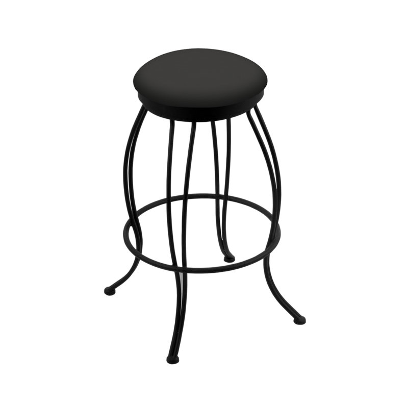 3000 Georgian Swivel Bar Stool, Vinyl-Canter Iron