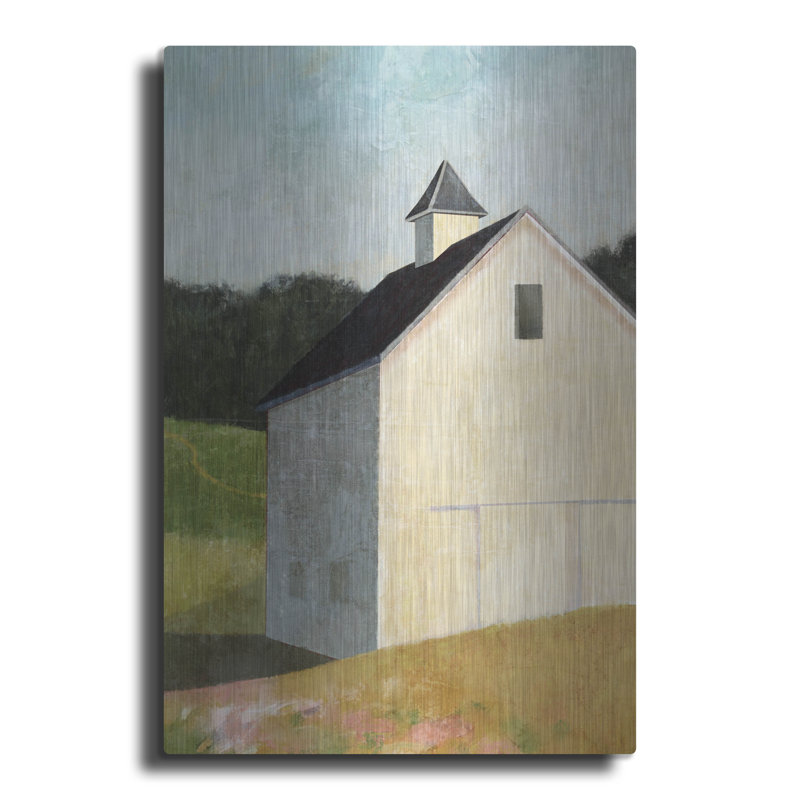 " Hillside Barn " by Suzanne Nicoll, 16" H x 12" W