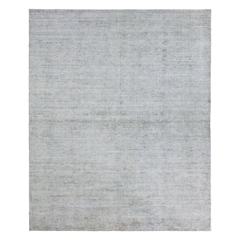 Jaipur Living Dilwyn  Handwoven Solid Gray Area Rug (7'9inX9'9in), Gray, Rectangle 7'9" x 9'9"