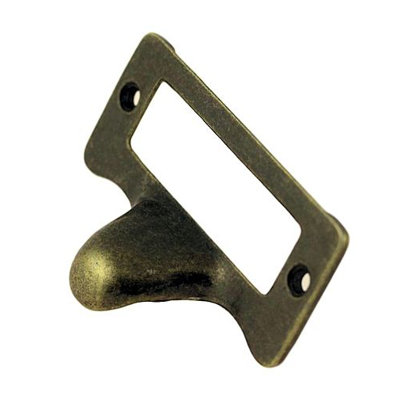 File Label Holder w/ Finger Pull
