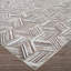 Tapis performance géométrique gris antidérapant-333452171