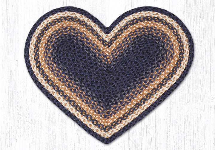  Tapis gris, sable et ivoire tressé - Accent rustique fabriqué à la main, Gris