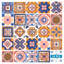 5'' W x 5'' L Vinyl Peel and Stick Mosaic Tile