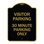 Enseigne Signmission Designer Series - Stationnement visiteurs 30 minutes seulement | Enseigne architecturale noire et dorée en aluminium de gros calibre 18 po x 18 po | Protégez votre entreprise et votre commune | Fabriqué aux États-Unis