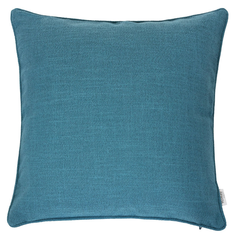 Shyrock Square Pillow Cover & Insert, Teal