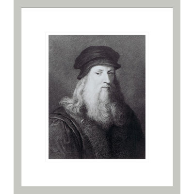 Leonardo Da Vinci, gravé par Raphael Morghen par Leonardo Da Vinci, impression giclée encadrée