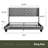 Nestl Wingback Diamond Upholstered Platform Bed-101072305-101072304