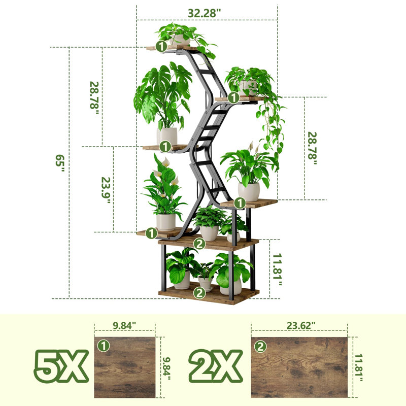 Plant Stand - Set of 8