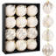 12 pièces de boules de Noël blanches - 4 styles de décoration d'arbre de Noël-119617097-119617094