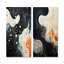 Deep Marine Scenes Modern Collage - ensemble de 2 impressions sur toile abstraites-246268081-246268082