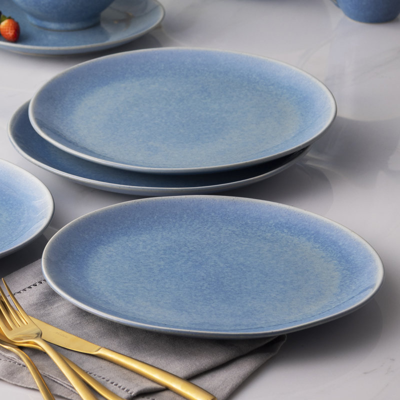 Ensemble de 4 assiettes colorées 10,5 po Colorwave