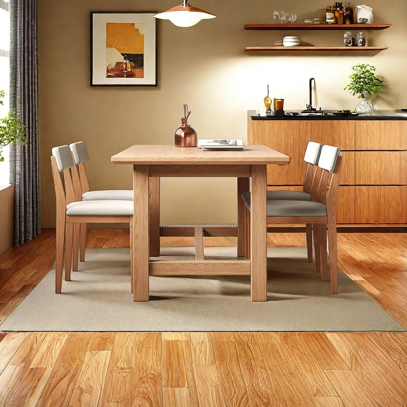 Dining table and chair combination, 29.52"H x 70.86"L x 35.43"W