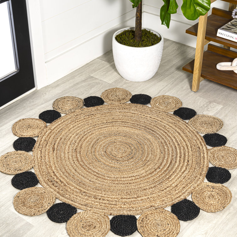 Tapis naturel / noir Adwin