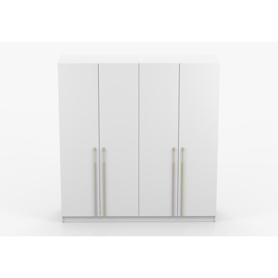 Demeta 4 Door Laminate Wardrobe