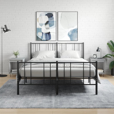 Mursida 40cm W Metal Bedside Table