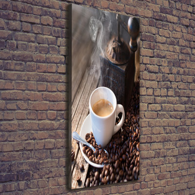 Cup of coffee 1 Piece Wrapped Canvas Wall Art