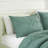 Denise Geometric Waffle Textured Clip Jacquard Bed in a Bag Comforter Set-99064017