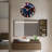 Neon Panther Wall Clock Art - 24‘’ Modern Glass Wall Clock