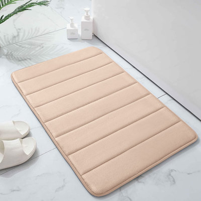 Mylhana Memory Foam Bath Mat - Non Slip Super Absorbent & Quick Dry Anti-Bacterial