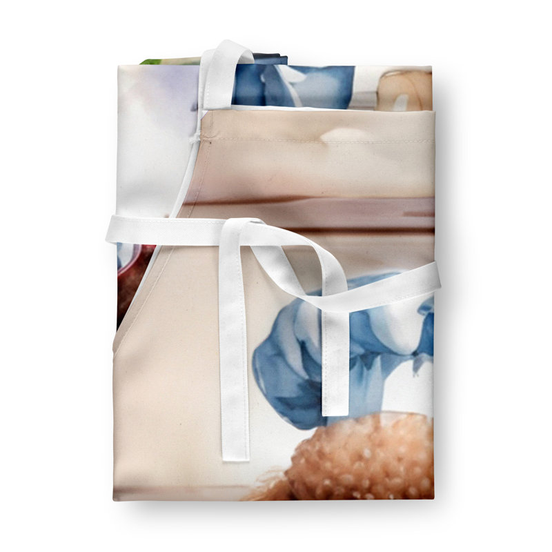 No Pattern Bib Apron