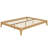 Solid Dry Bamboo Wood Platform Bed Frame, With Wood Slat Support-1700604784