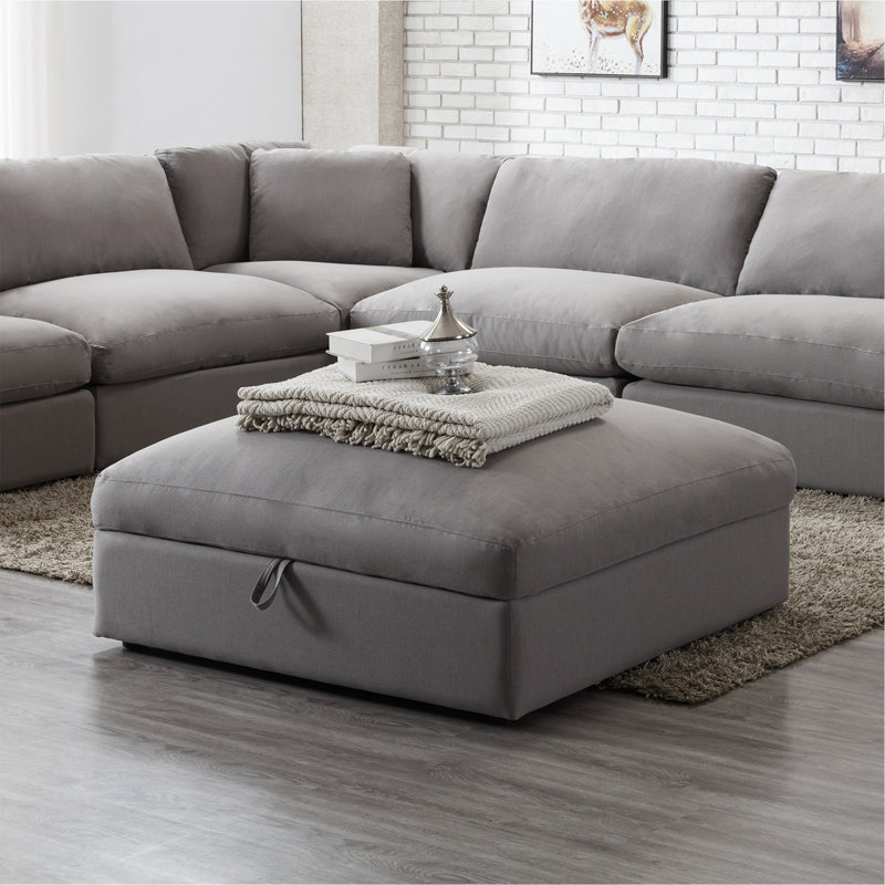 Repose-pieds Rivas Contemporary, gris graphite, Gris