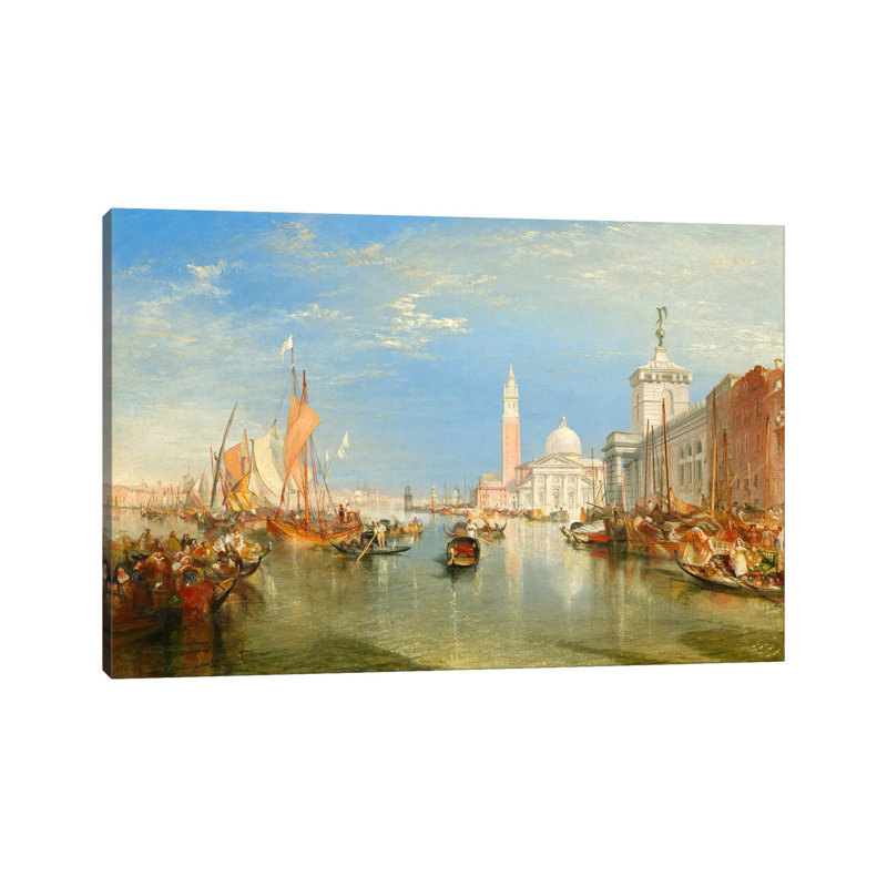 «The Dogana And San Giorgio Maggior», 1834, reproduction d'art sur toile tendue