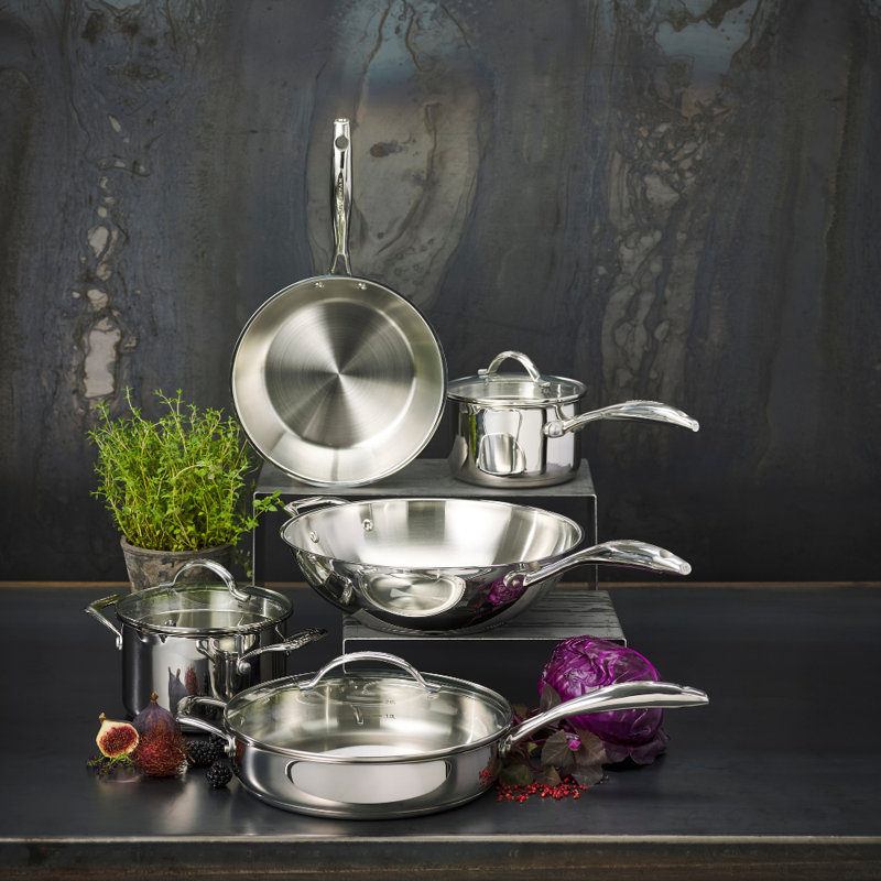 STS Stainless Steel Non-Stick Frying Pan, 24cm Frying Pan