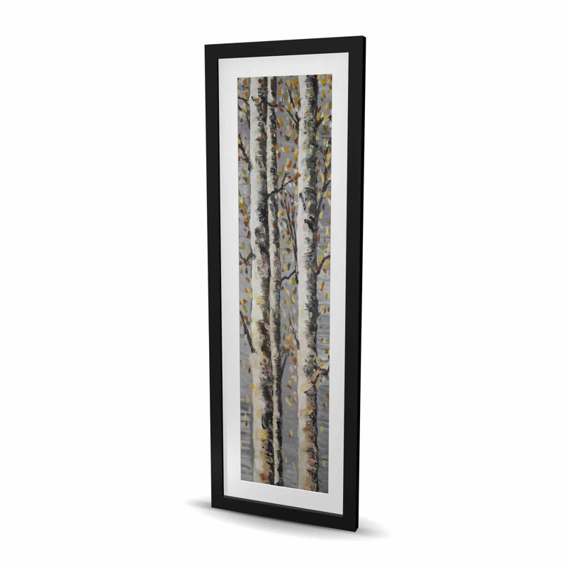 Blossoming Birches | Office Seasons Framed Matted Print