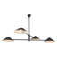 Lustre Ashford noir mat de 58 po-300854756