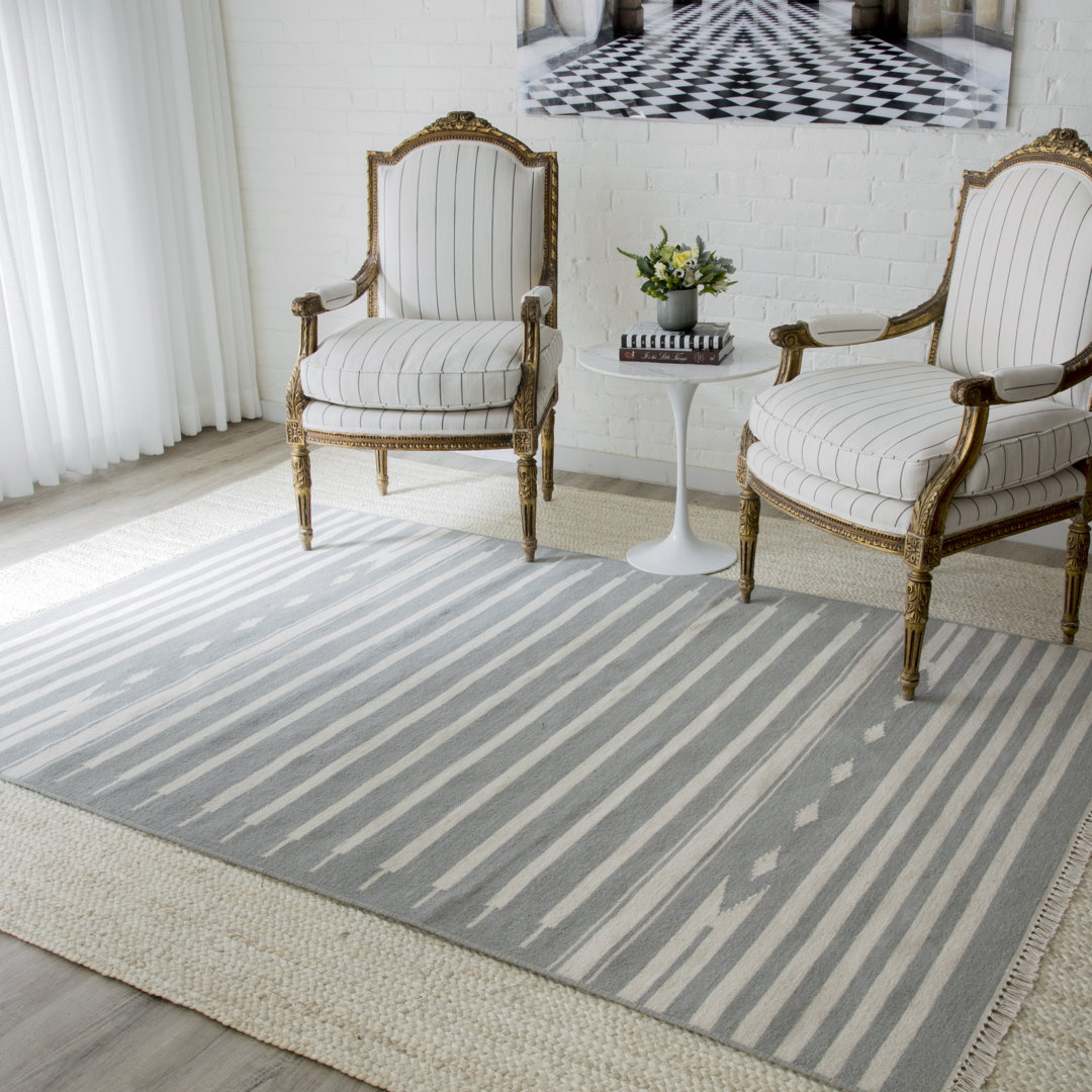 Thompson Wool Geometric Indoor Rug Erin Gates by Momeni Rug