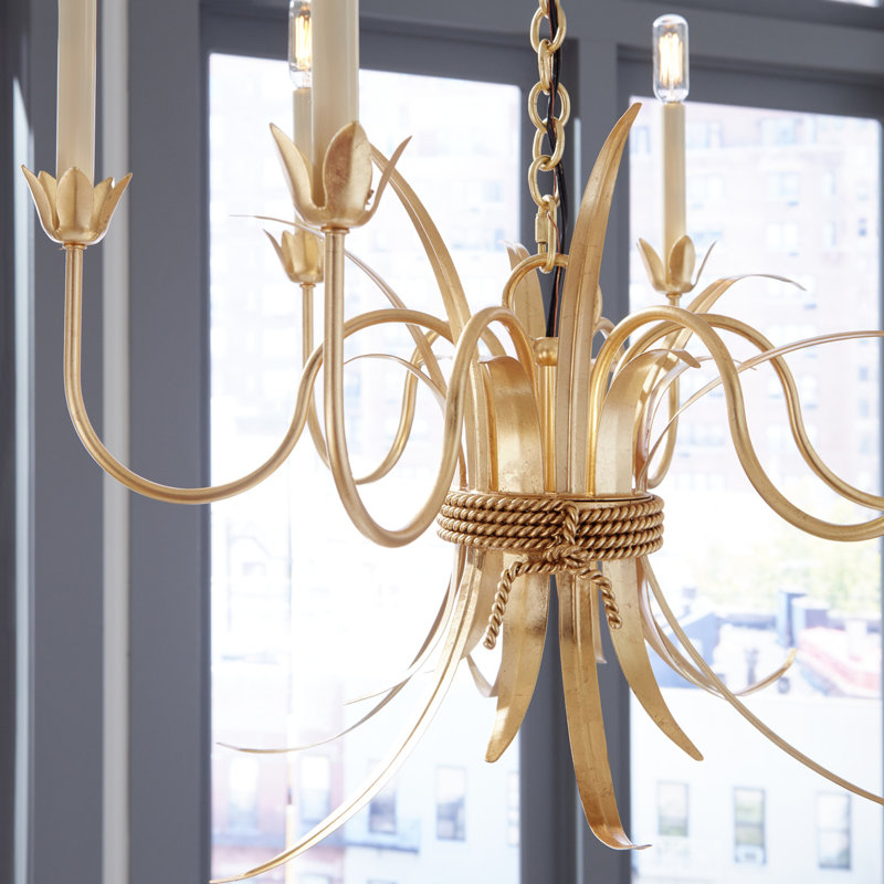 Mignon 6 - Light Candle Style Empire Chandelier