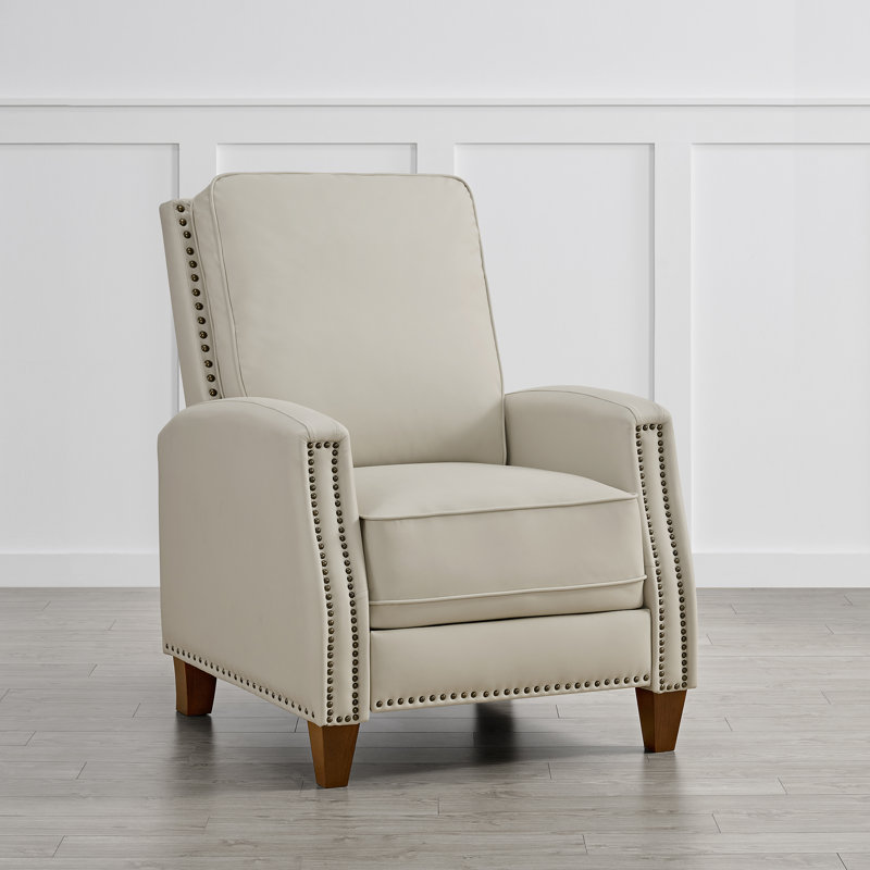 Fauteuil inclinable manuel Bracking, Similicuir beige performance