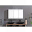 48 X 30 Inch LED Lighted Bathroom Medicine Cabinet With Mirror, Sockets, Dimmable, Anti-Fog