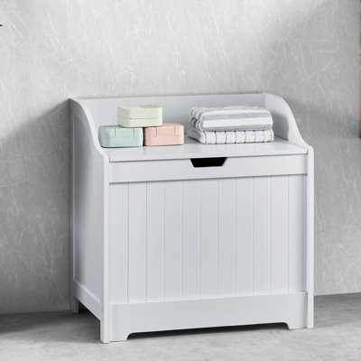 Milano Wood Cabinet Laundry Hamper