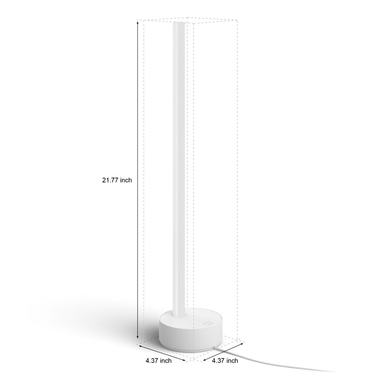 Table de dégradé Philips Hue Signe, Blanc