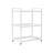 3-tier Utility Cart With Wheels Outdoor Rolling Metal Storage Organizer-100005649