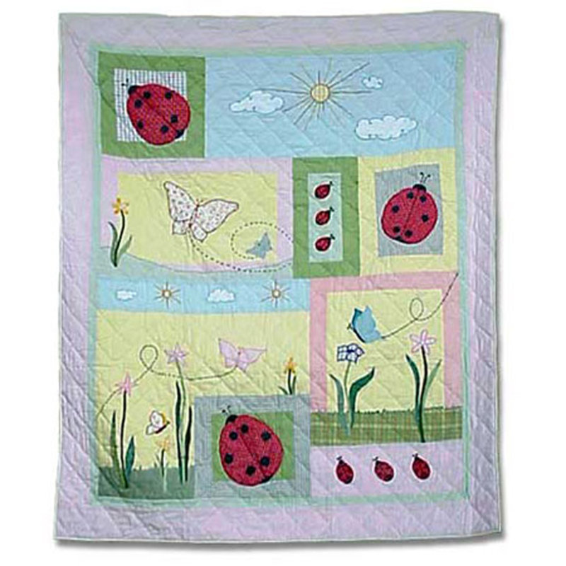 Courtepointe réversible simple Ladybug, Double / grand
