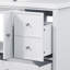 Meuble-lavabo et lavabo spacieux et spacieux, fabrication en bois aggloméré, grande solution de rangement